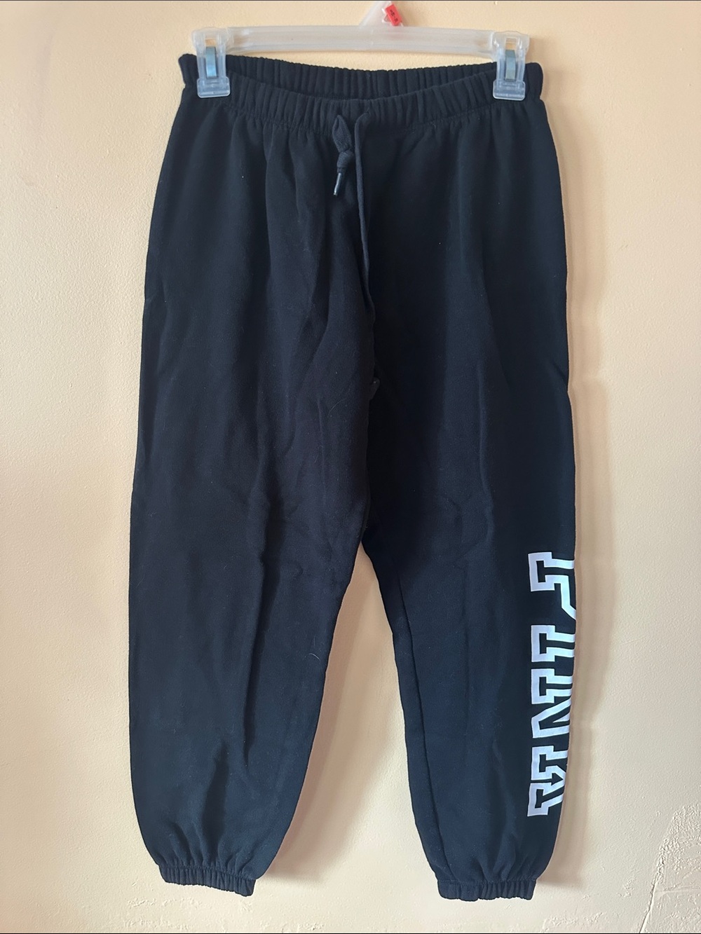 PINK by Victoria's Secret Black Jogger Sweatpants | Size Small